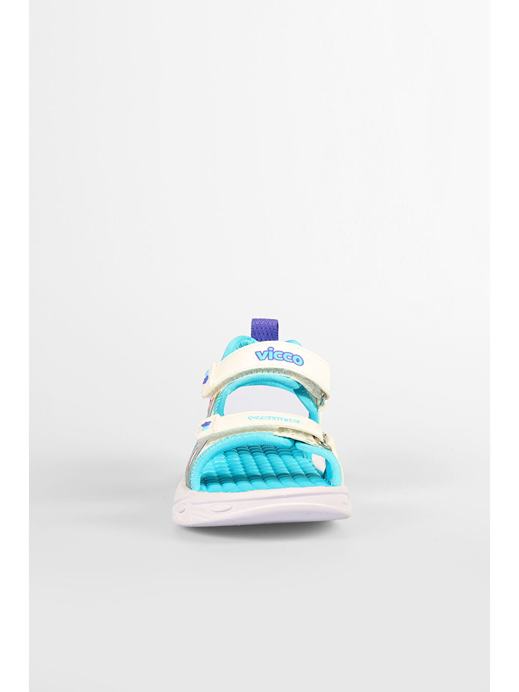 But Işıklı Kız Çocuk Beyaz Sandalet-3