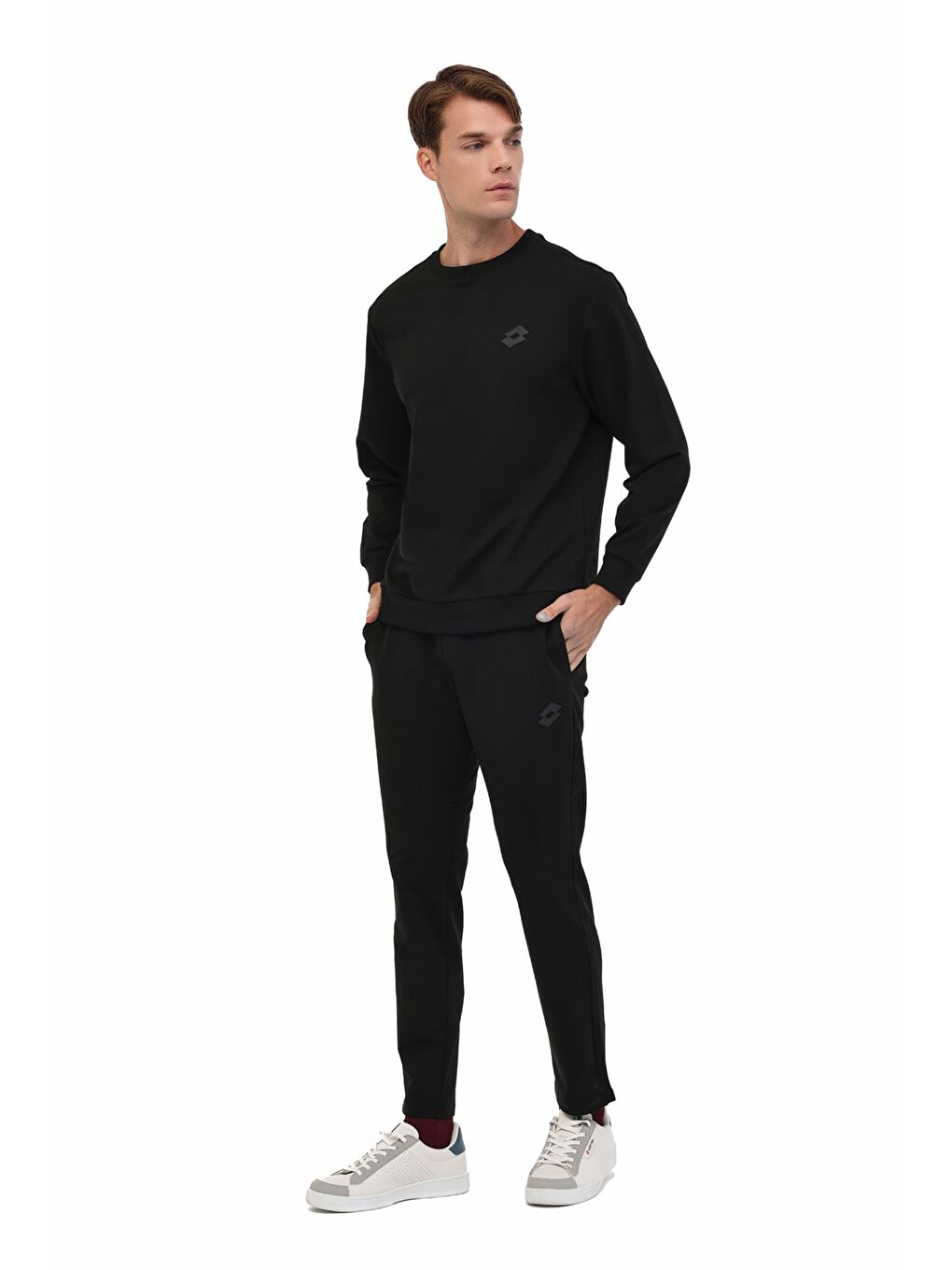 M-WATTS CNECK 5PR Siyah Erkek Sweatshirt-2