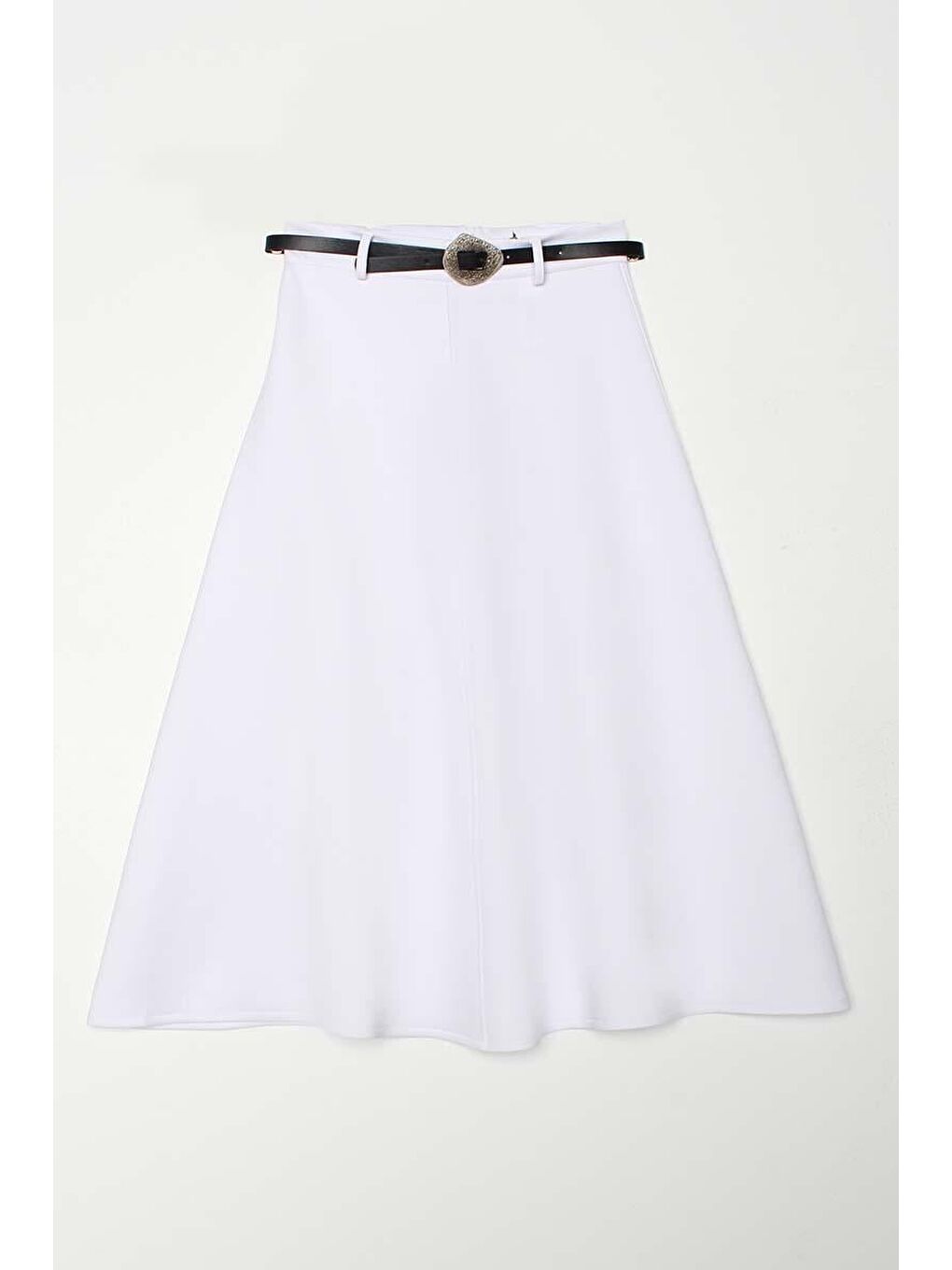 Beyaz-Kemerli Scuba Çan Etek-7