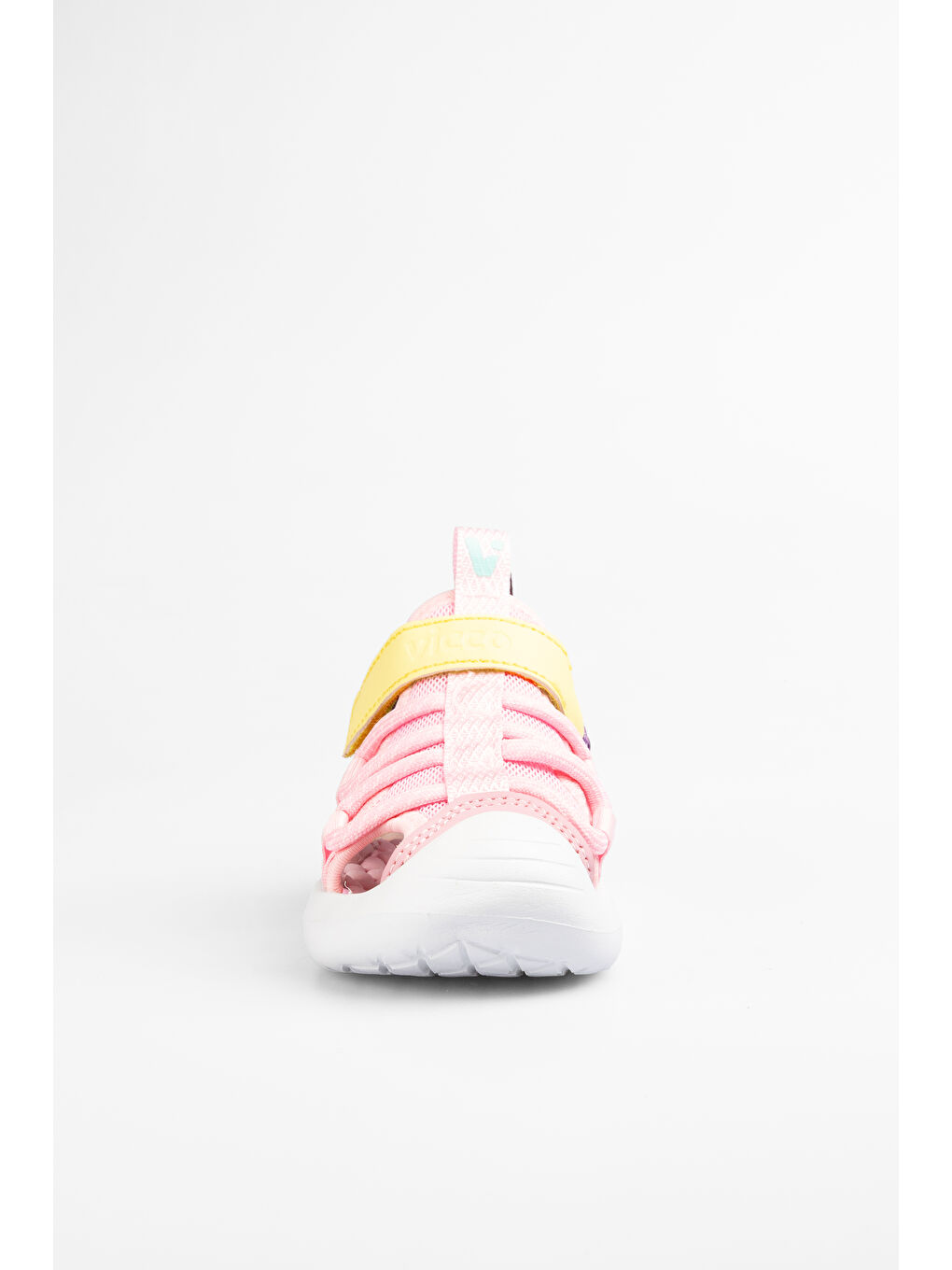 Pembe Thin Işıklı Kız Okul Öncesi Pudra Sandalet-2