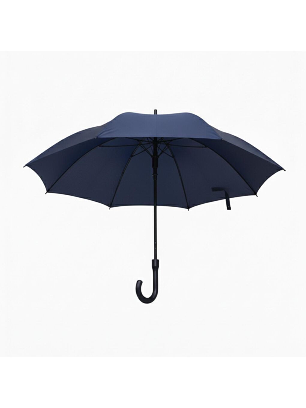 Lacivert Yarı Otomatik 8 Telli Fiber Baston 70 cm Şemsiye Renkli (116M) GKH