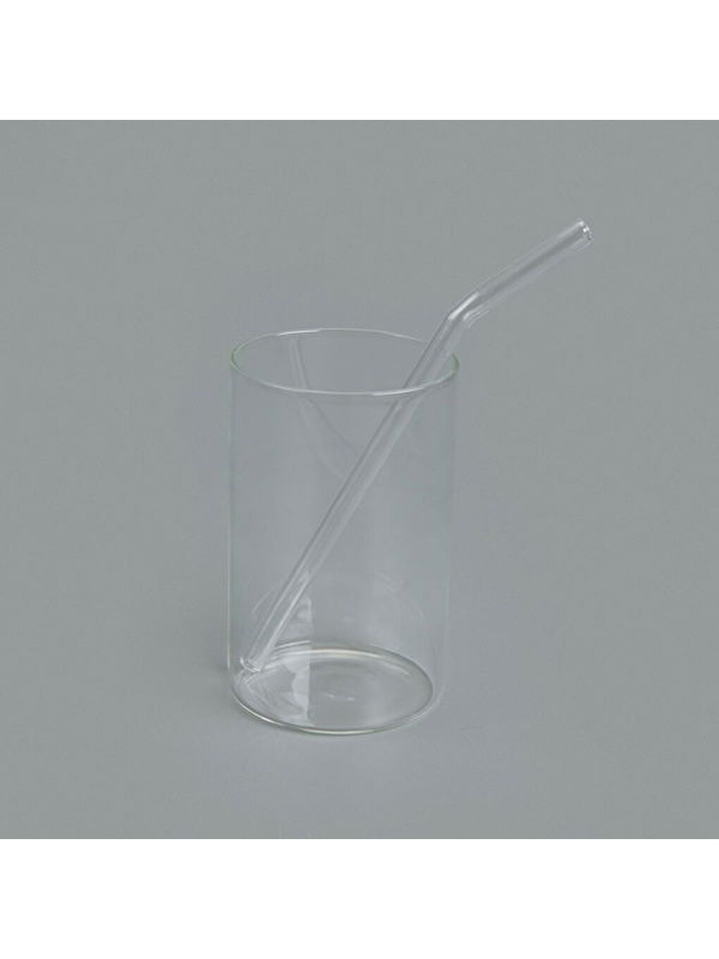 Renksiz Cam Sürahi Bardak Pipet Seti - Şeffaf-2