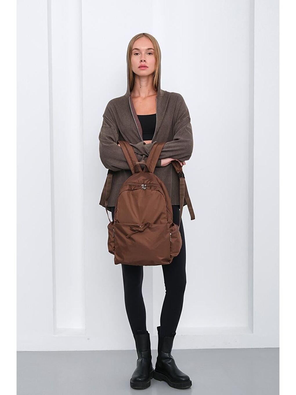 Kahverengi Cavie Sırt Çantası Kahve-3