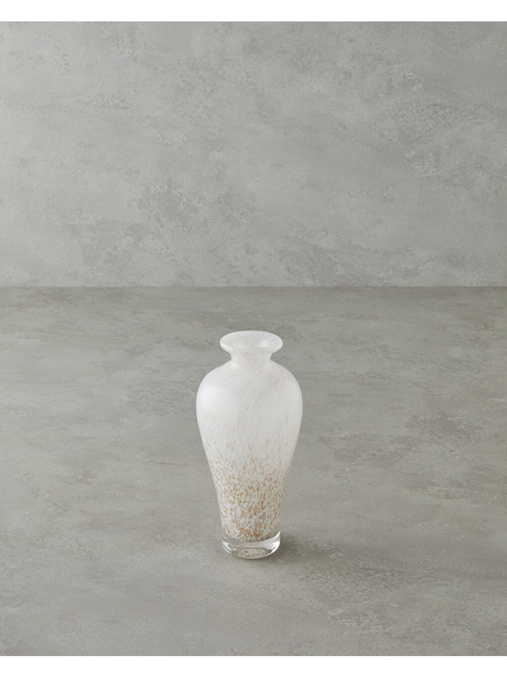 Elegante Cam Vazo 20,5 cm Beyaz-1