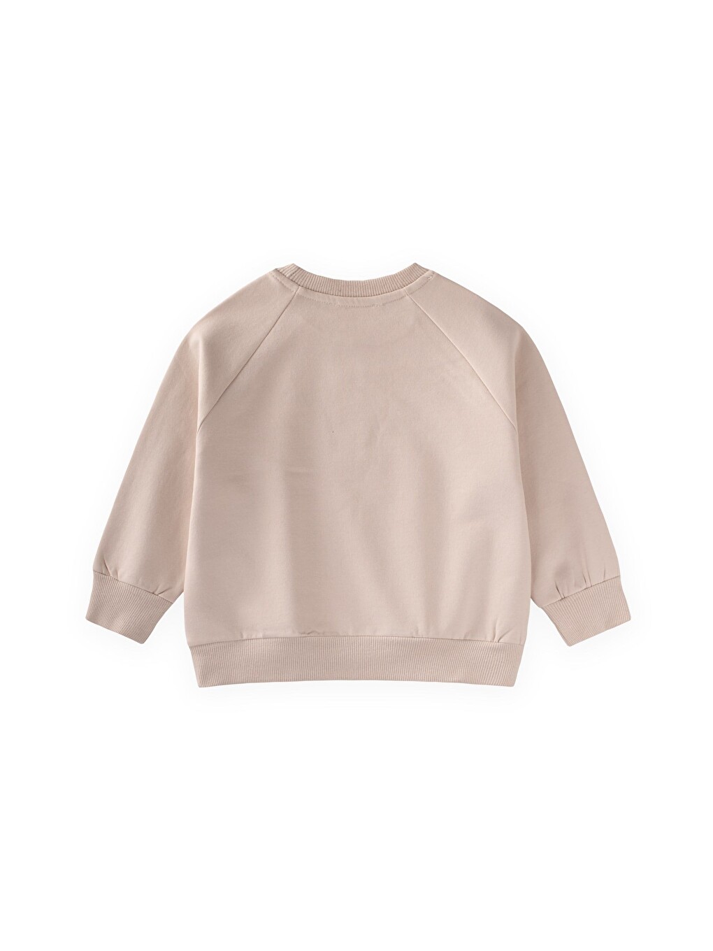 Bej Ağaç Baskılı Sweatshirt 1-7 Yaş Kum-1