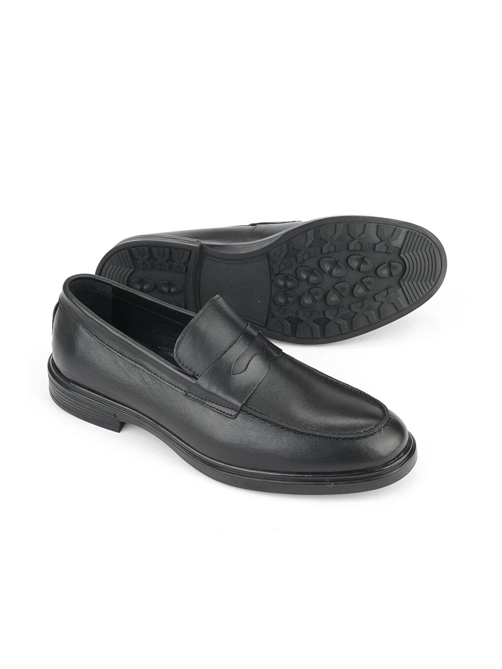 Erkek Hakiki Deri Ayakkabı 1531007Z9254 Siyah-3