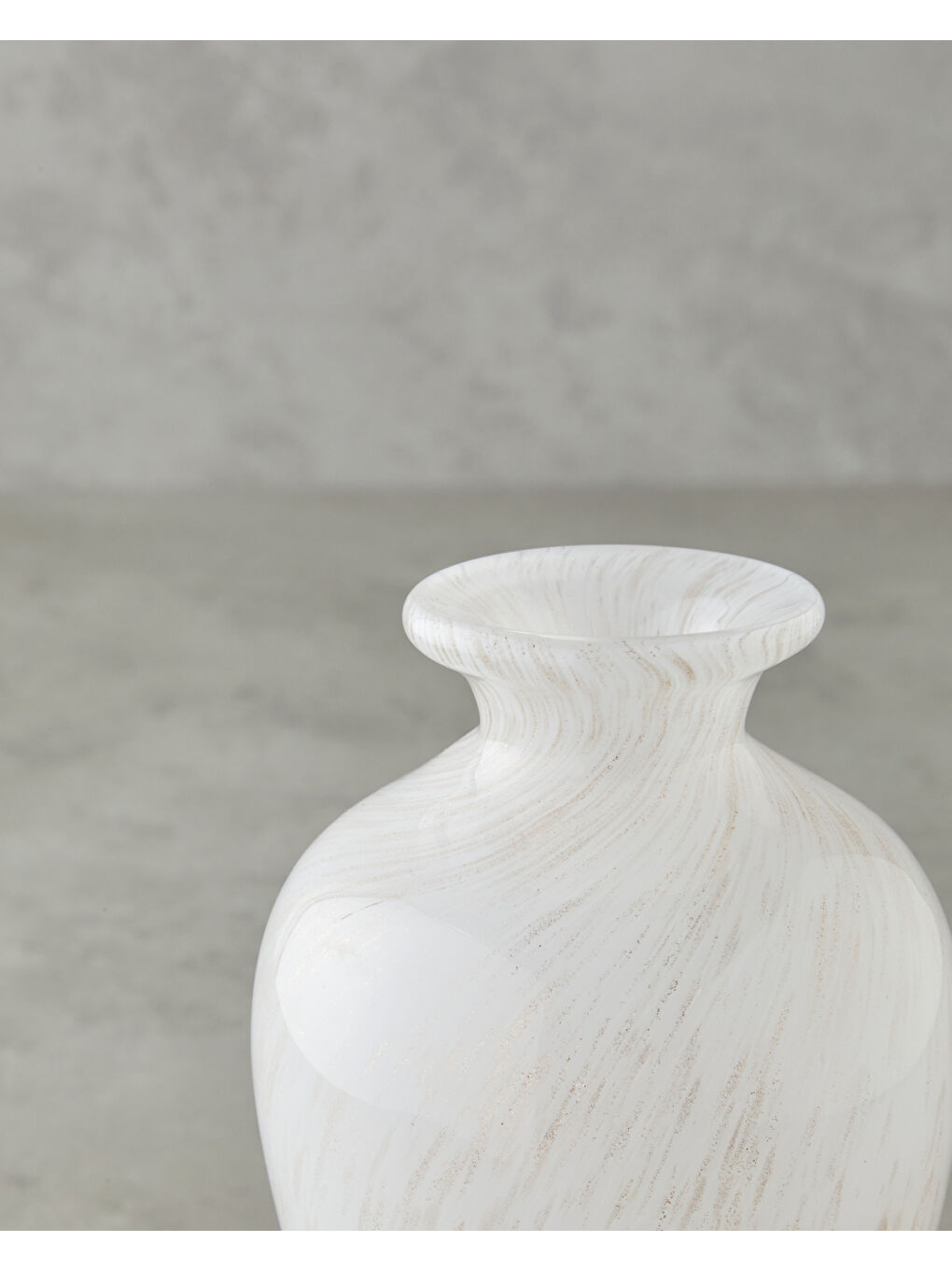 Elegante Cam Vazo 20,5 cm Beyaz-2