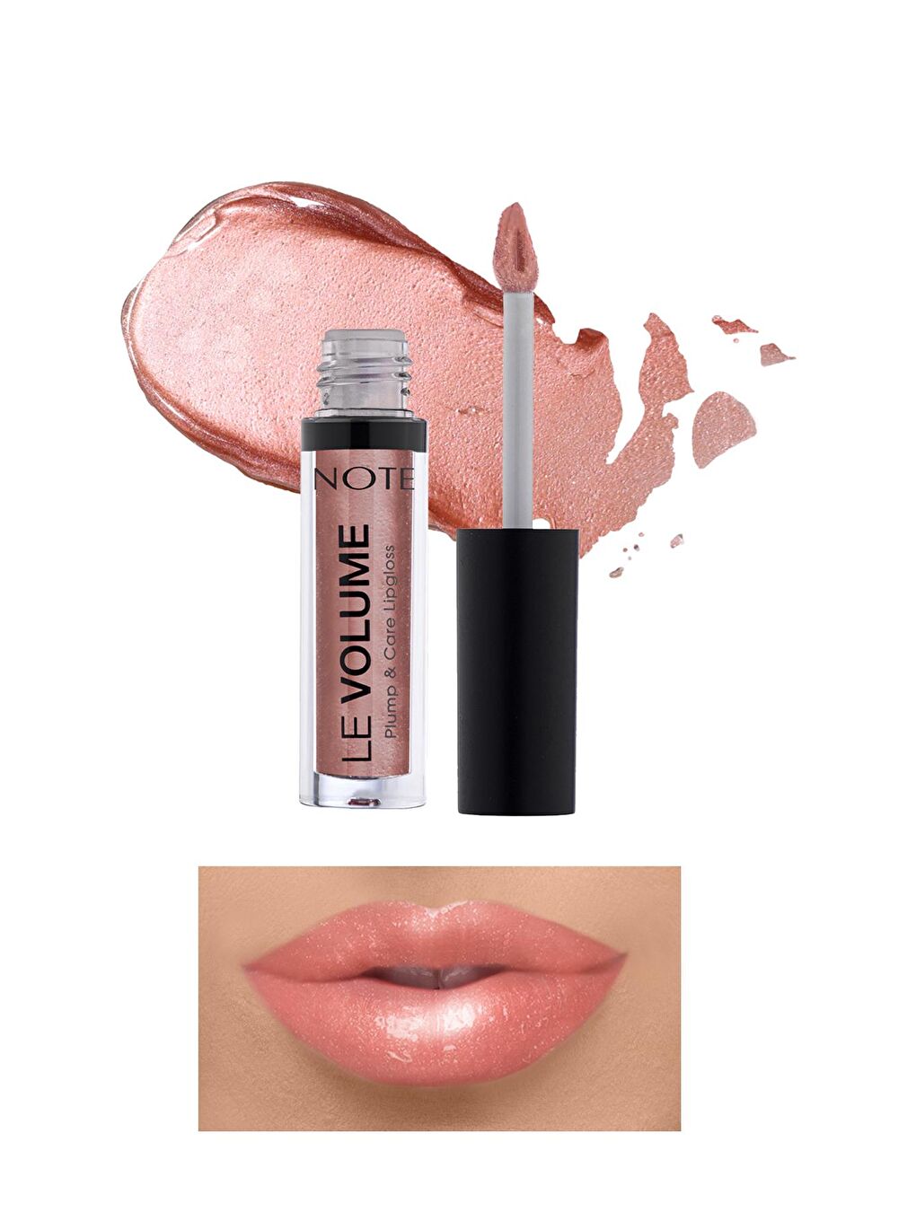 Note Cosmetique Pembe Note Le Volume Plump & Care Lipgloss Dudak Parlatıcısı 19 Secret Kiss - Pembe - 1