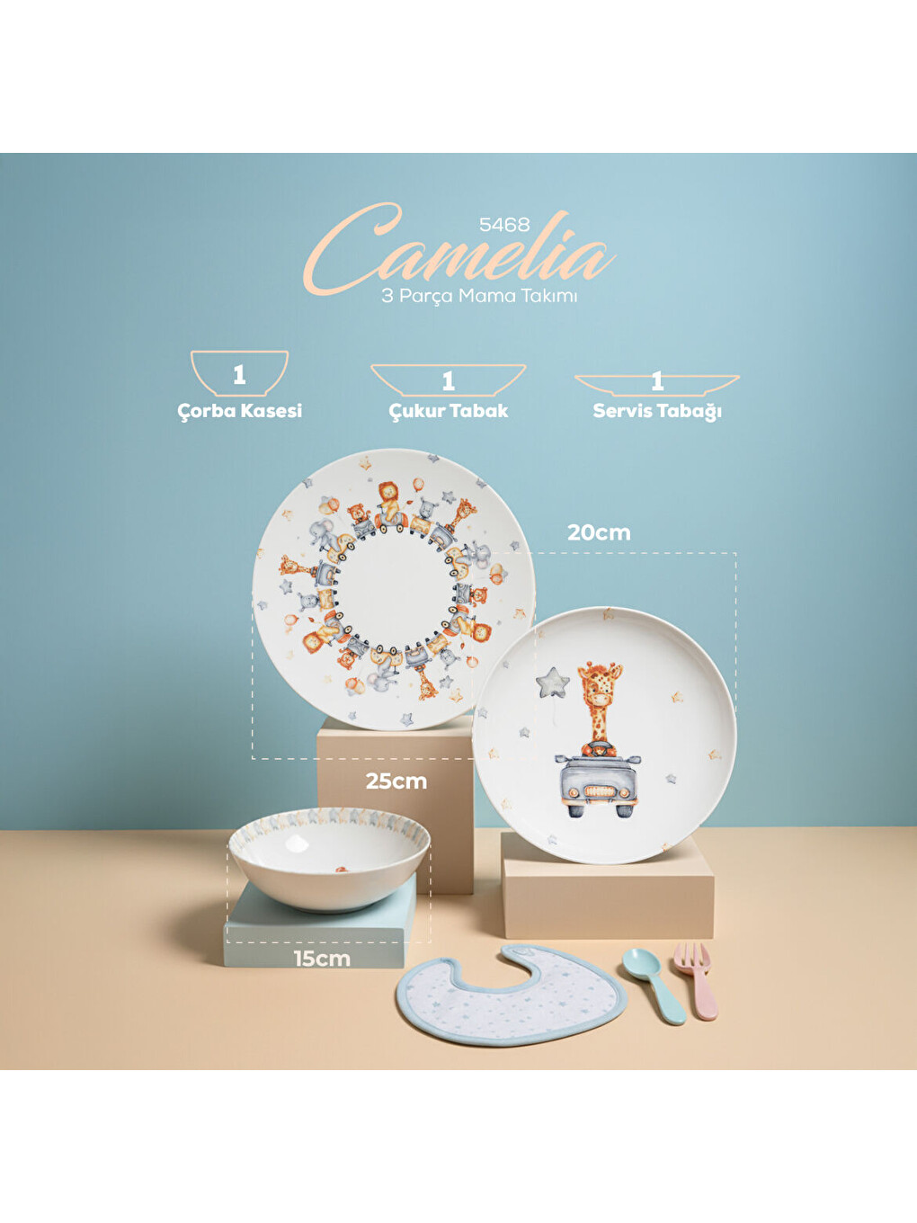 Camelia 3 Parça Mama Takımı 5468-3