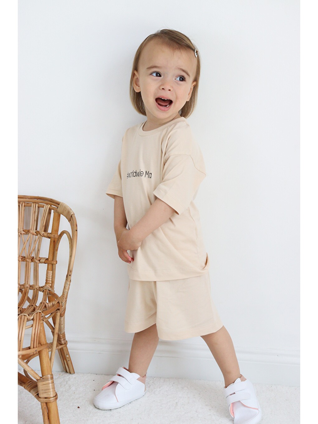 Bej Süprem Yazlık Oversize Takım-7