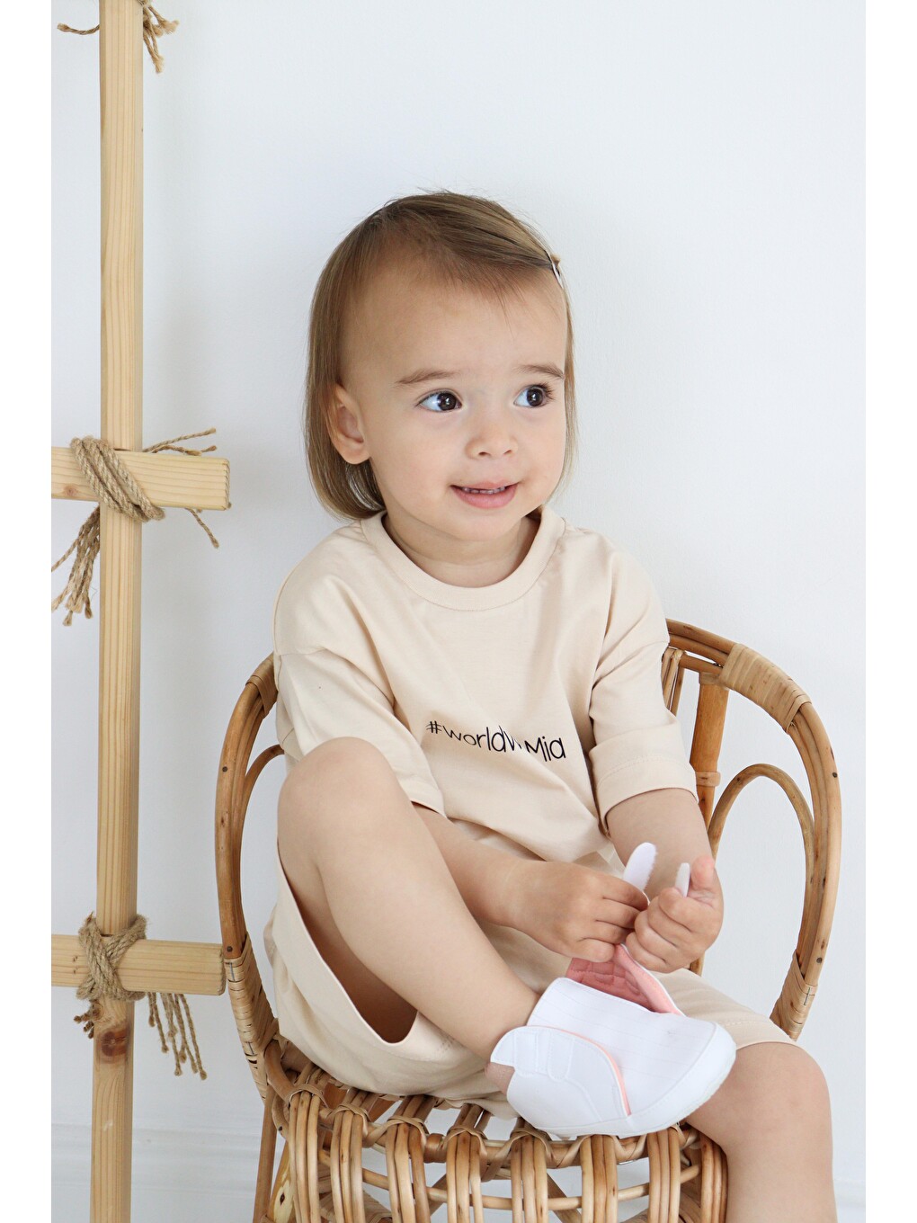 Bej Süprem Yazlık Oversize Takım-8