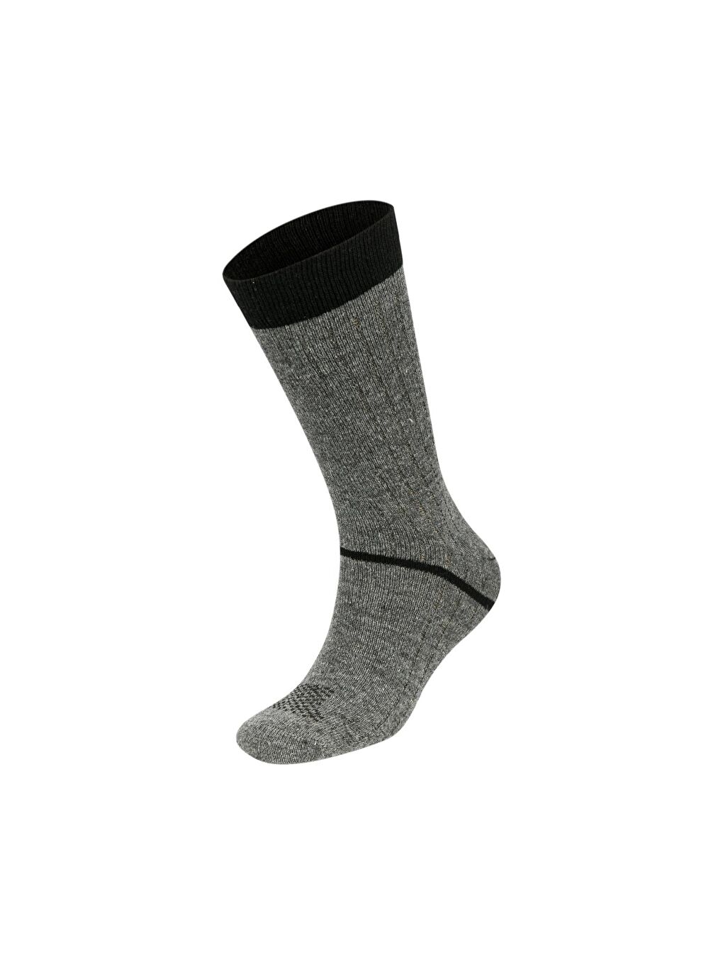 Gri Wool Outdoor Scock Çorap-1