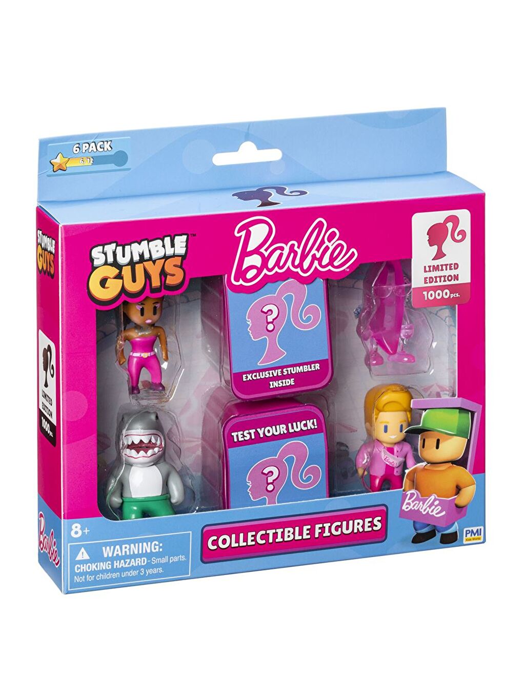 Stumble Guys Barbie Figür 6'lı Set SGB2060 Model 2-2