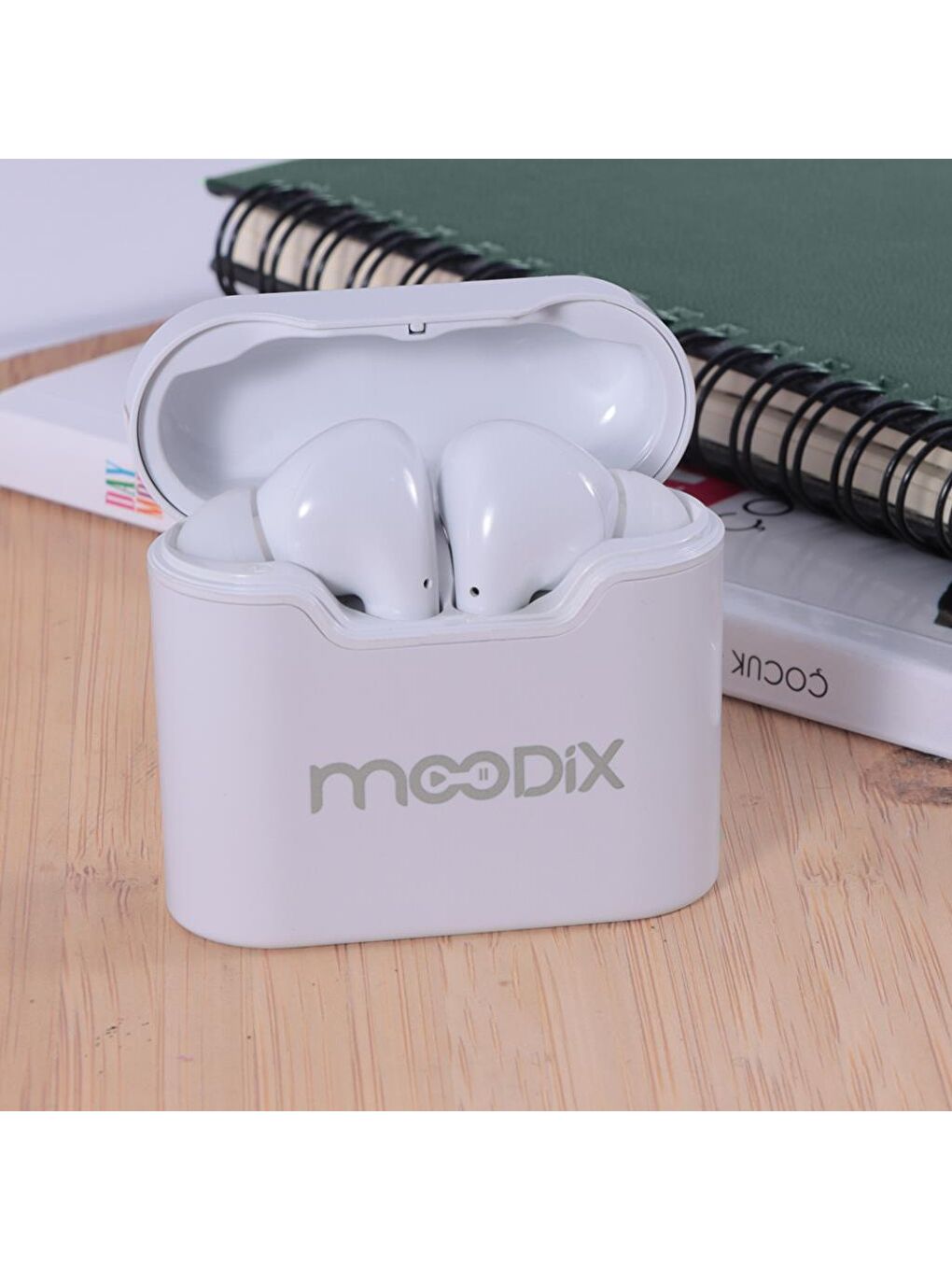 Moodix Beyaz KI23KT03 Bluetooth Kulakiçi Kulaklık Beyaz - 5