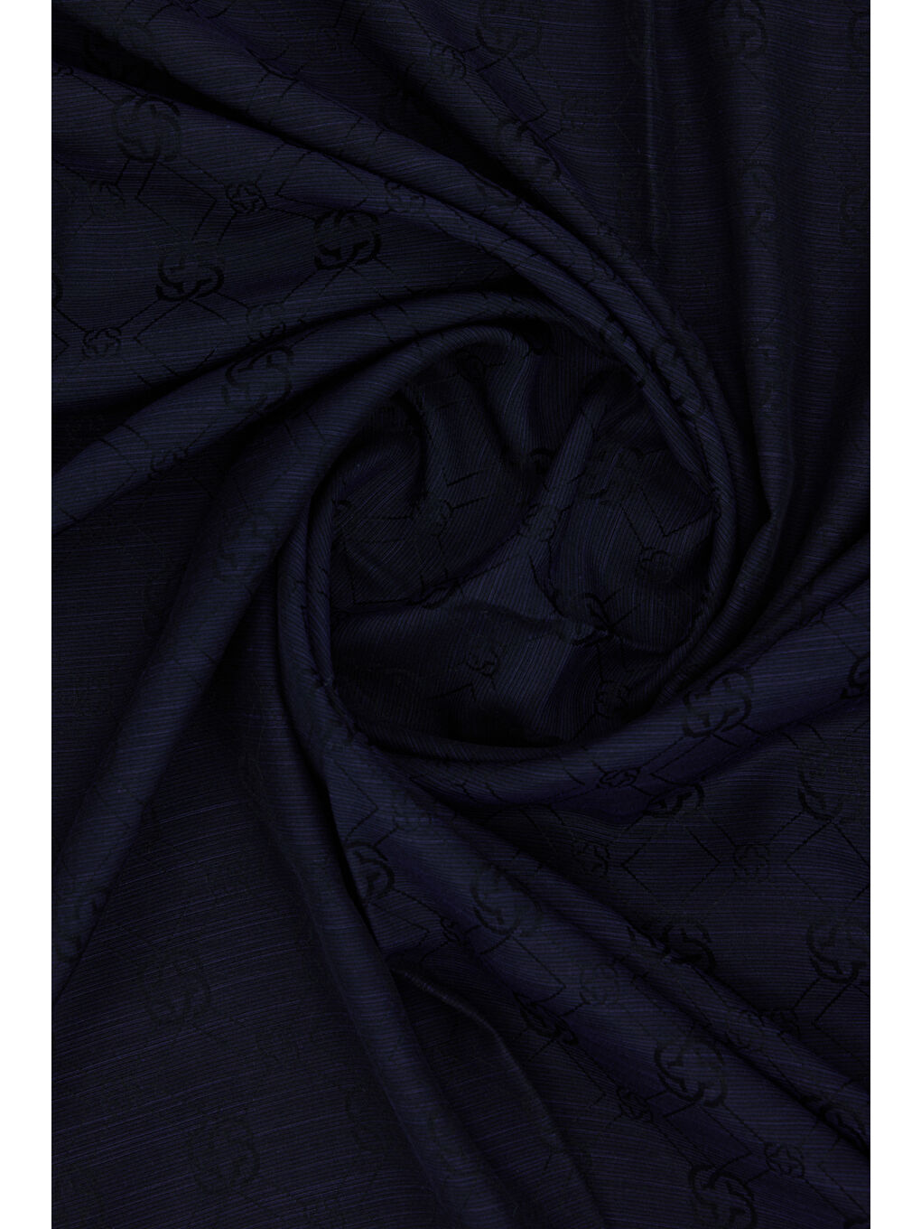 İpek Pamuk Siyah Jakar Eşarp-1