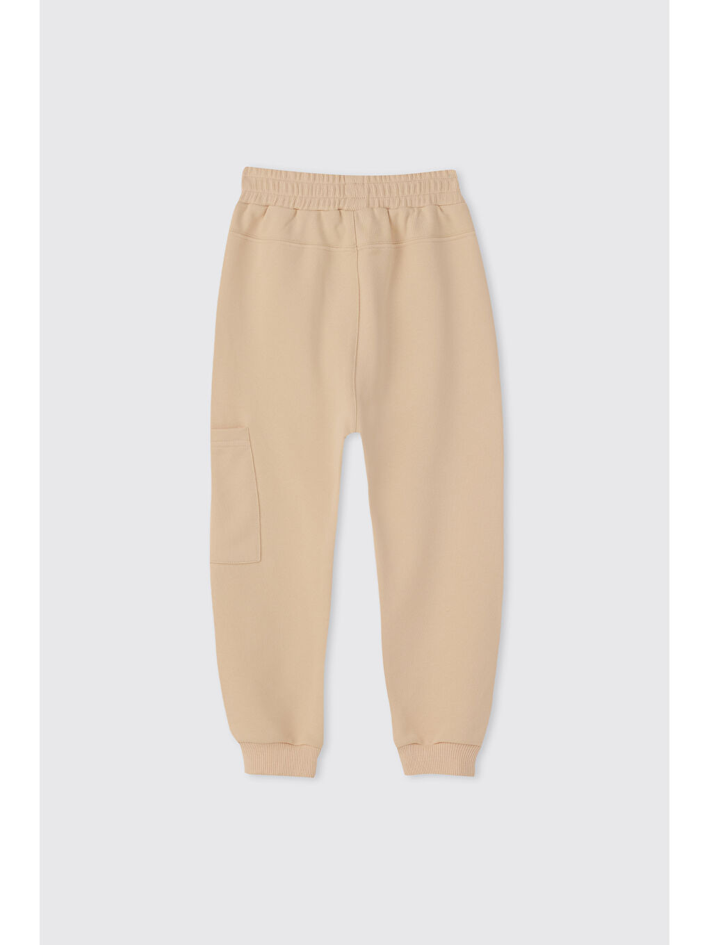 Erkek Çocuk Cepli Gri-Melanj Eşofman Altı-1