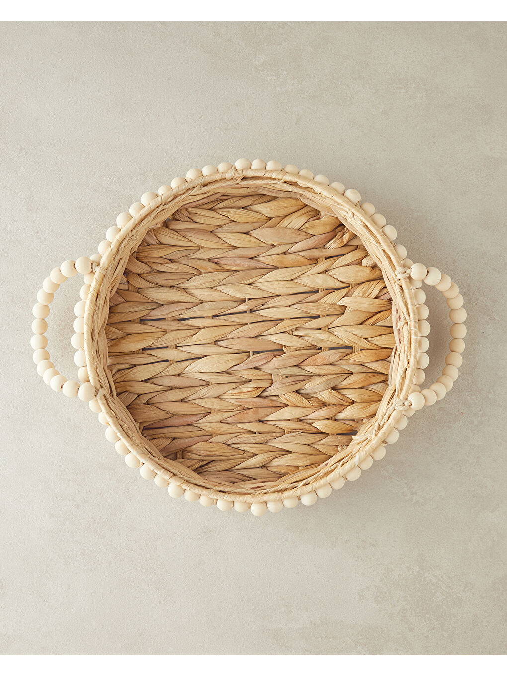 Chaplet Hasır Tepsi Kahverengi-1