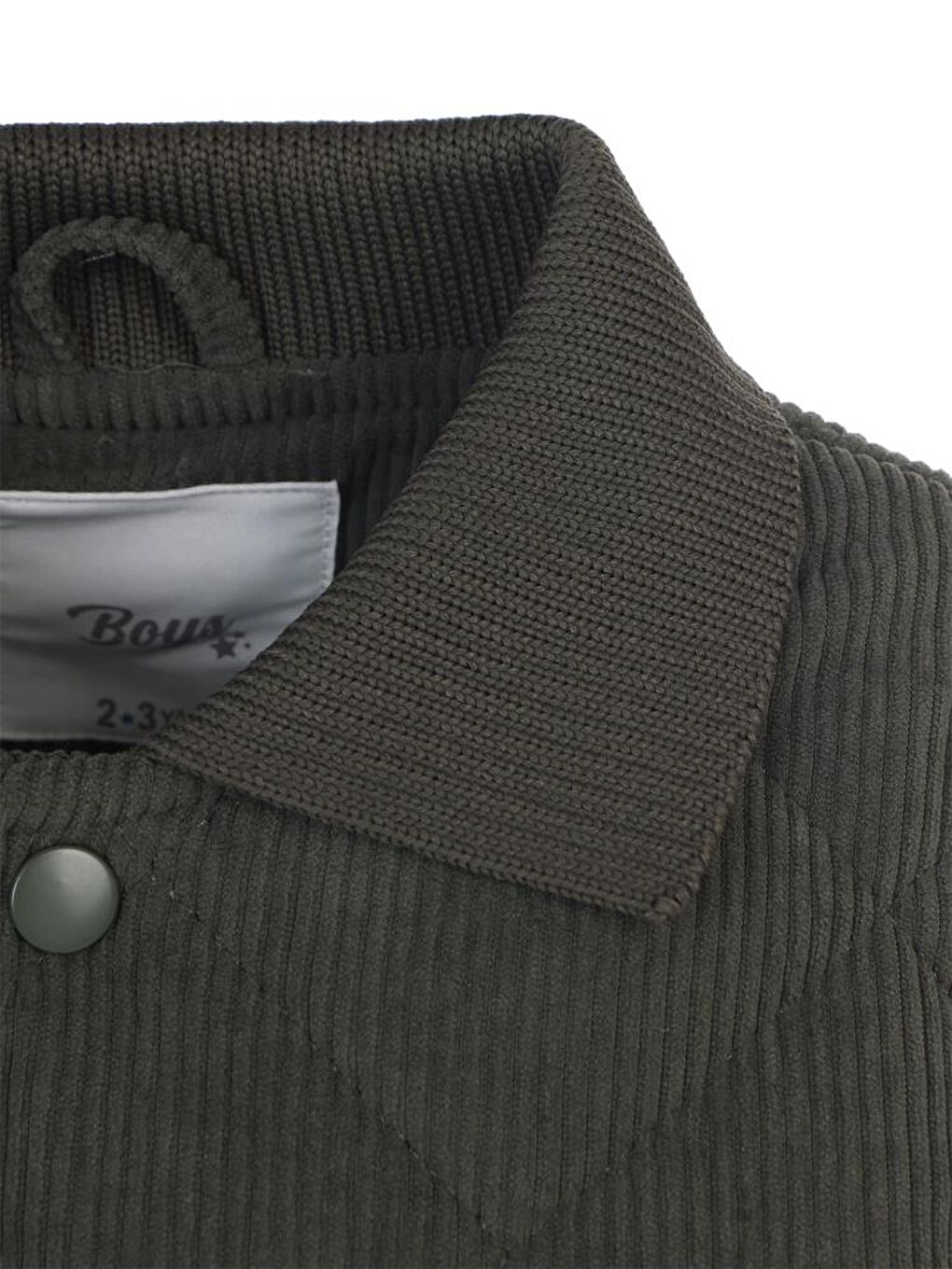 Haki Boys Gömlek Yakalı 2-5 Yaş Mont-1