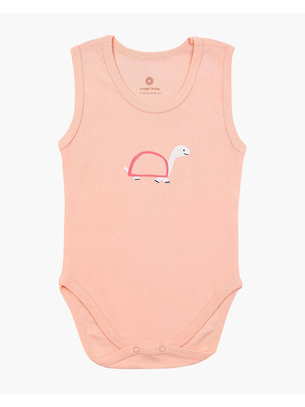 Pembe Bisiklet Yaka Kız Bebek Askılı Çıtçıtlı Body 3'lü-1