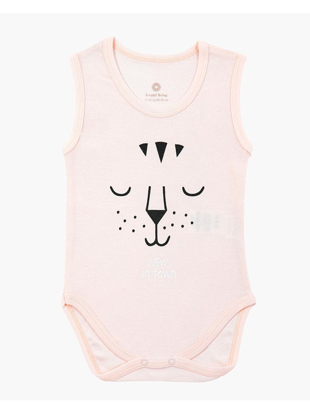 Pembe Bisiklet Yaka Kız Bebek Askılı Çıtçıtlı Body 3'lü-3