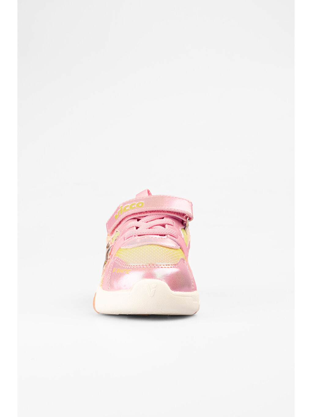Pembe Queen Işıklı Kız Okul Öncesi Pudra Spor Ayakkabı-6