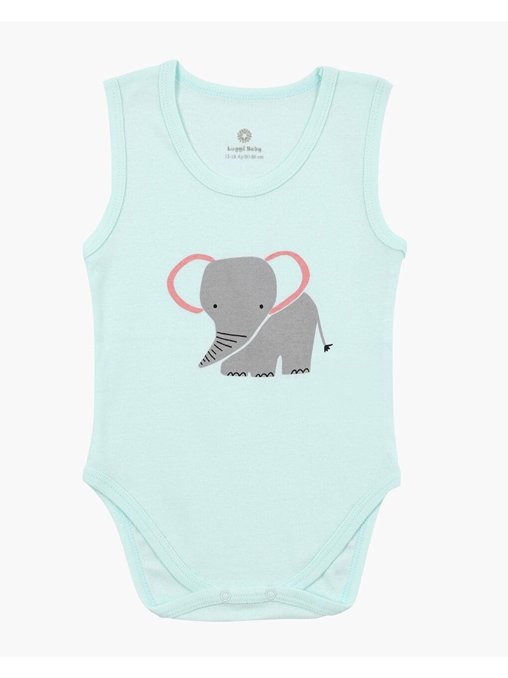 Lila Bisiklet Yaka Kız Bebek Askılı Çıtçıtlı Body 3'lü-3