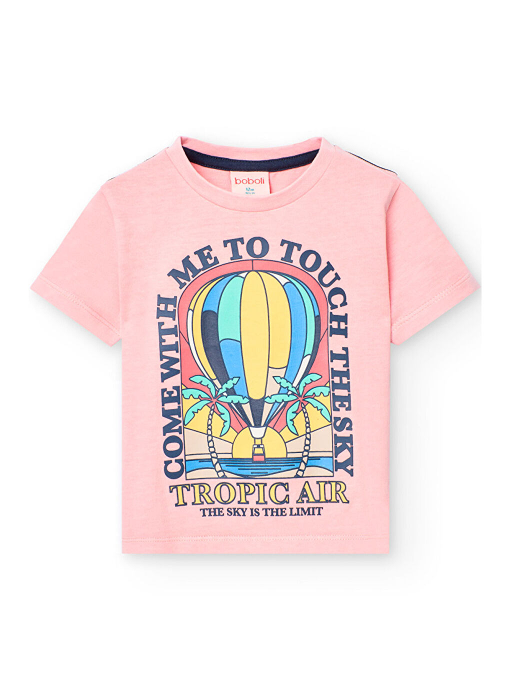 Pembe Renkli Erkek Çocuk Tişört