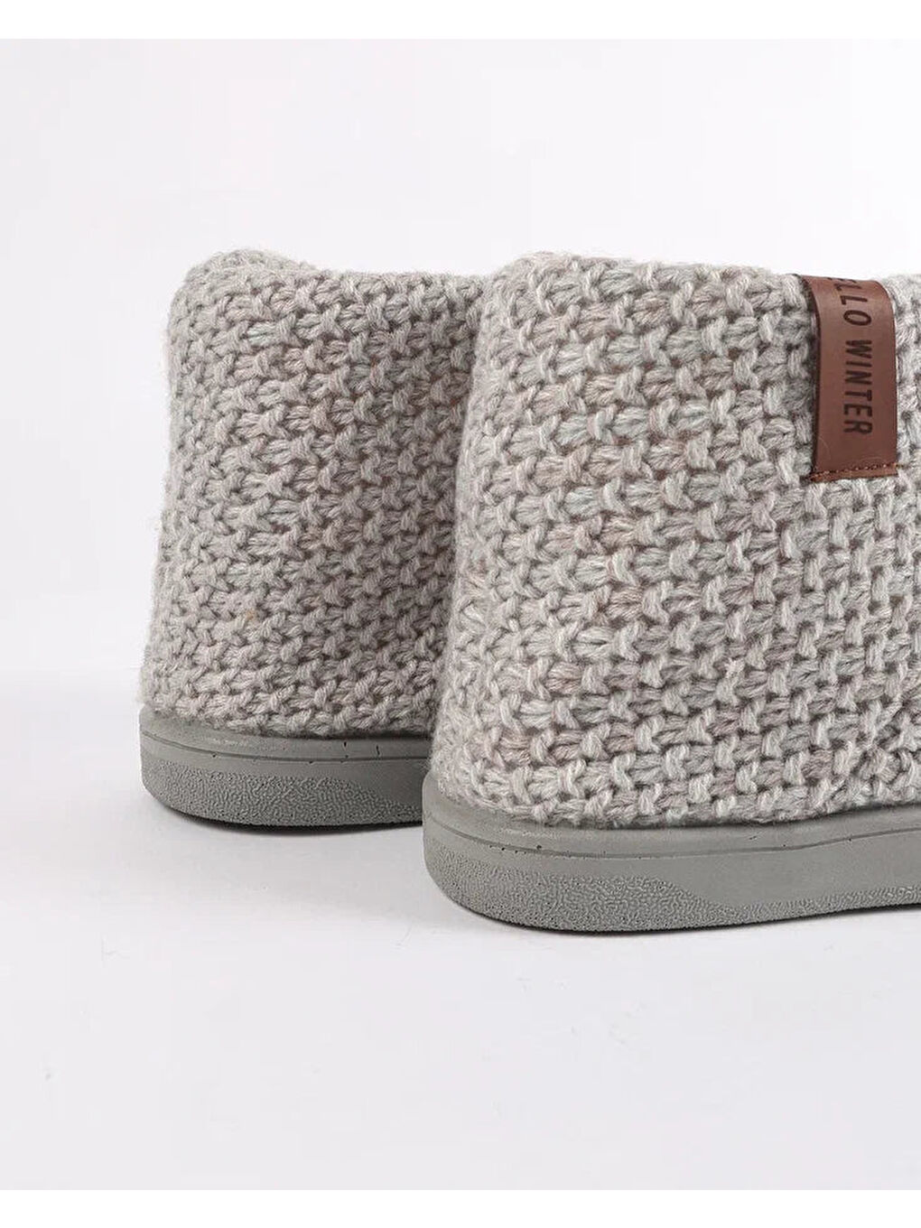 Gri Kadın Triko Panduf - LOVEY-4