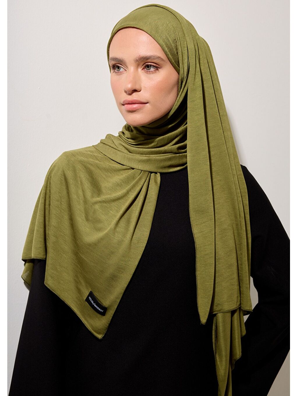 Tesettür Şal - Haki