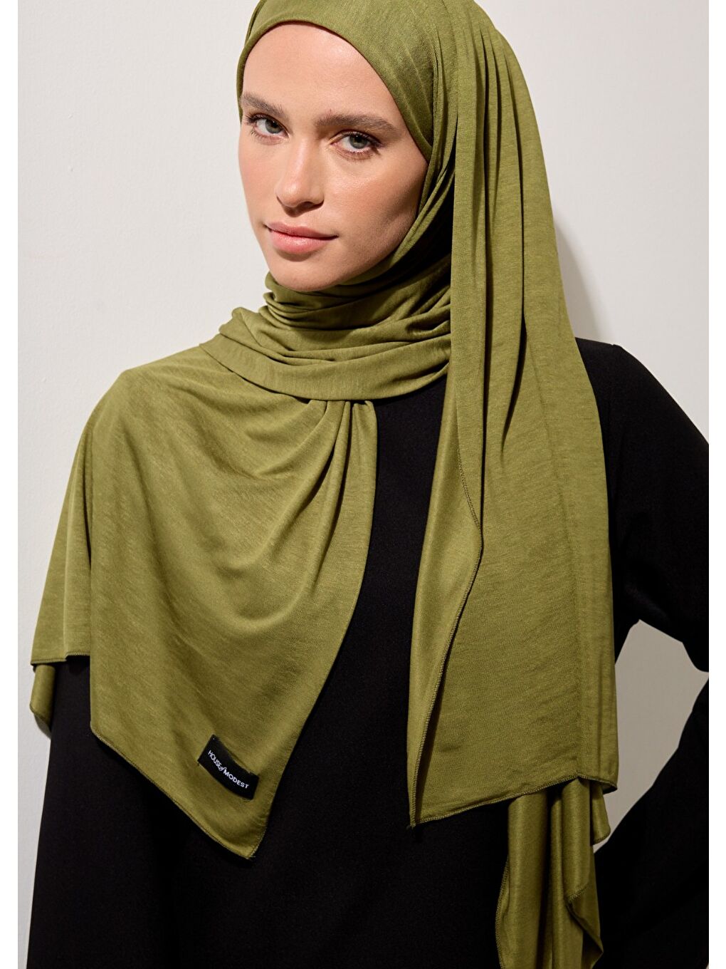 Tesettür Şal - Haki-2