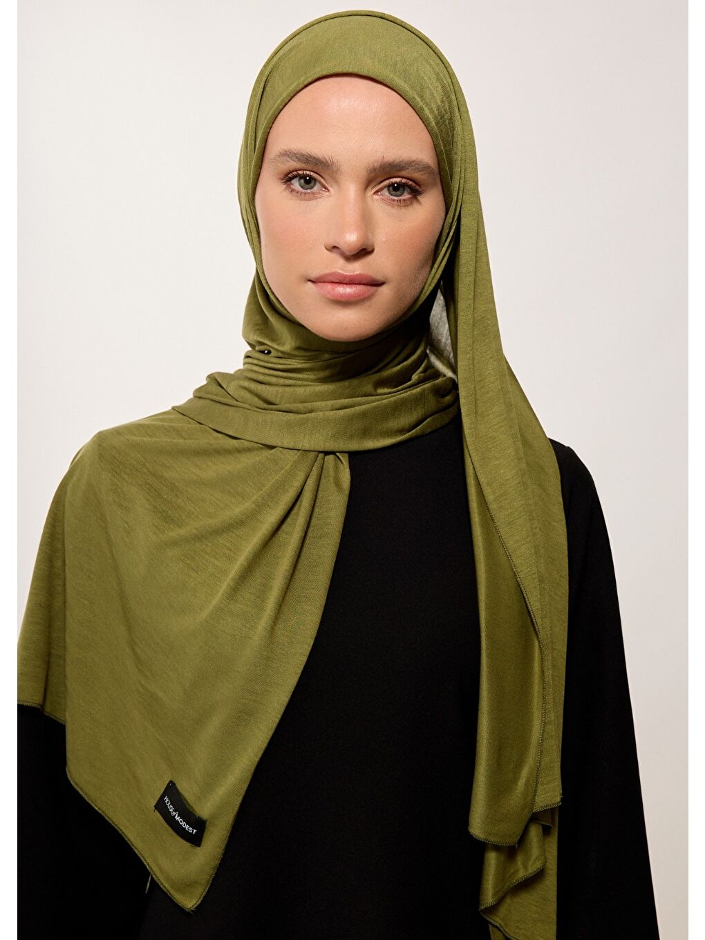 Tesettür Şal - Haki-3