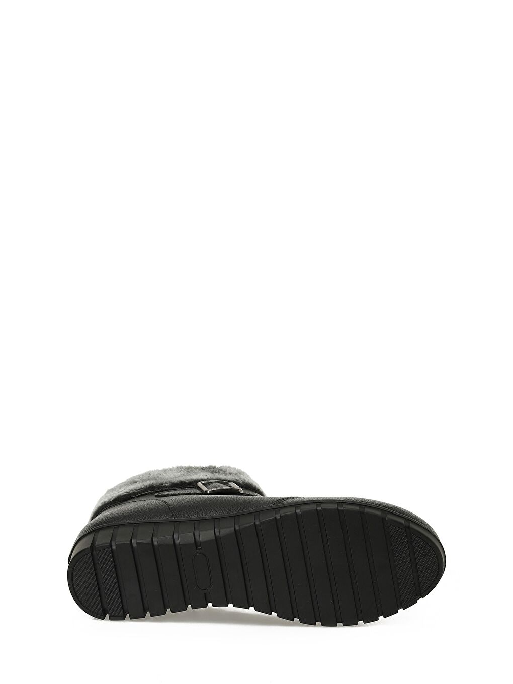 165124.Z5PR Siyah Kadın Düz Bot-5