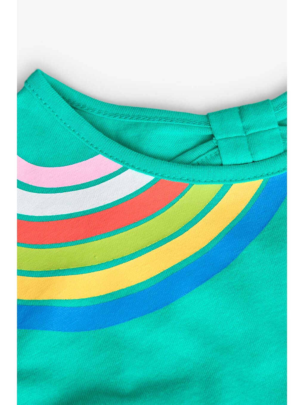 Mavi Renkli Kız Çocuk Tişört-2