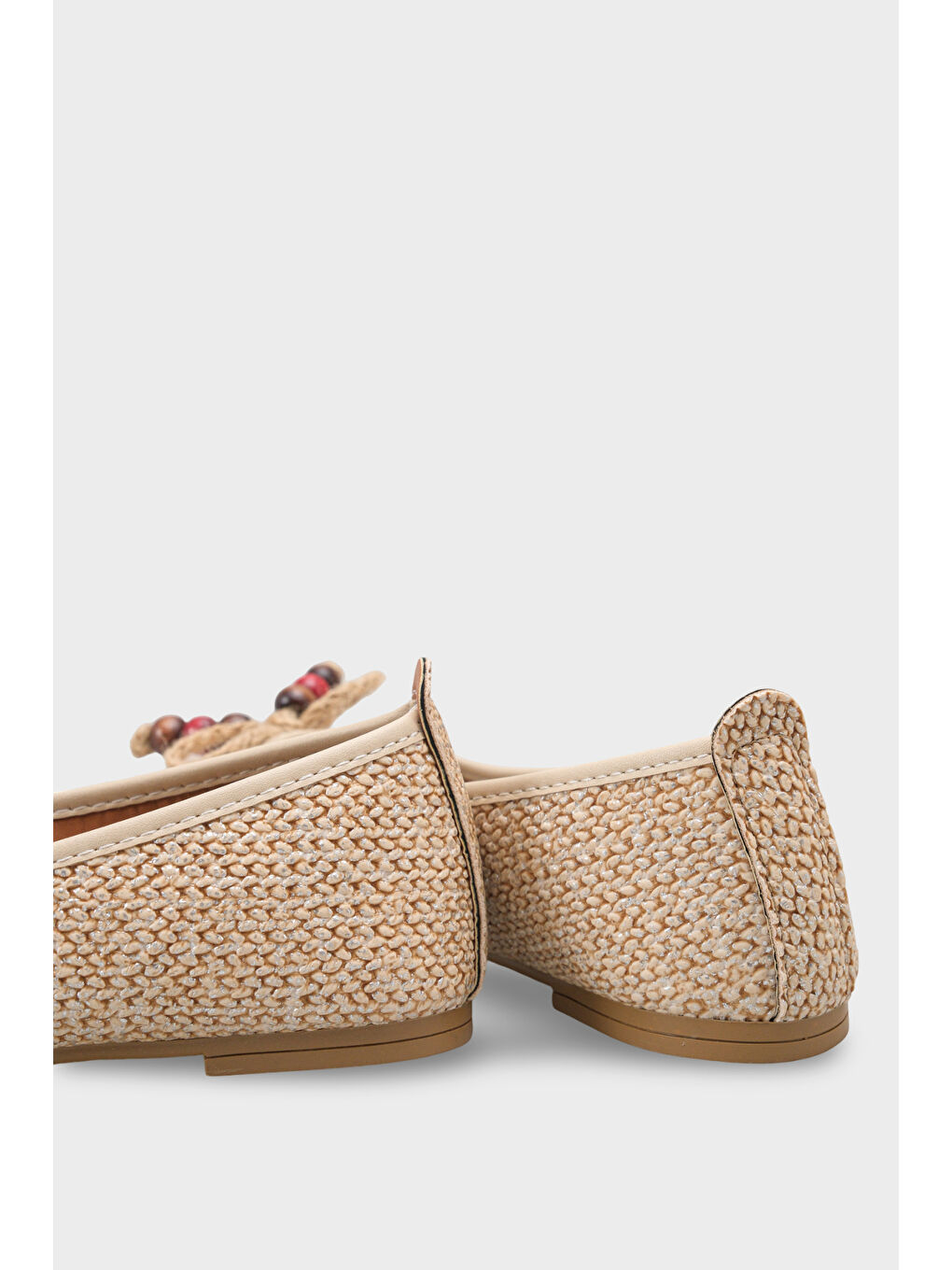 Bej Mariann Hasır Kadın Babet-2