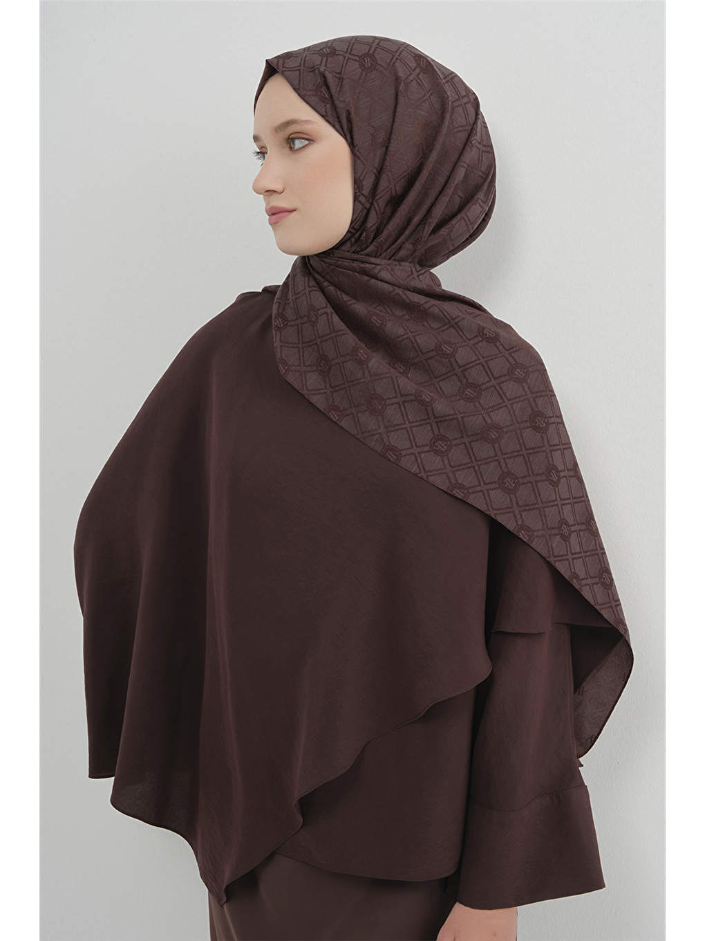 Kahverengi Elegance P3000 Şal 10