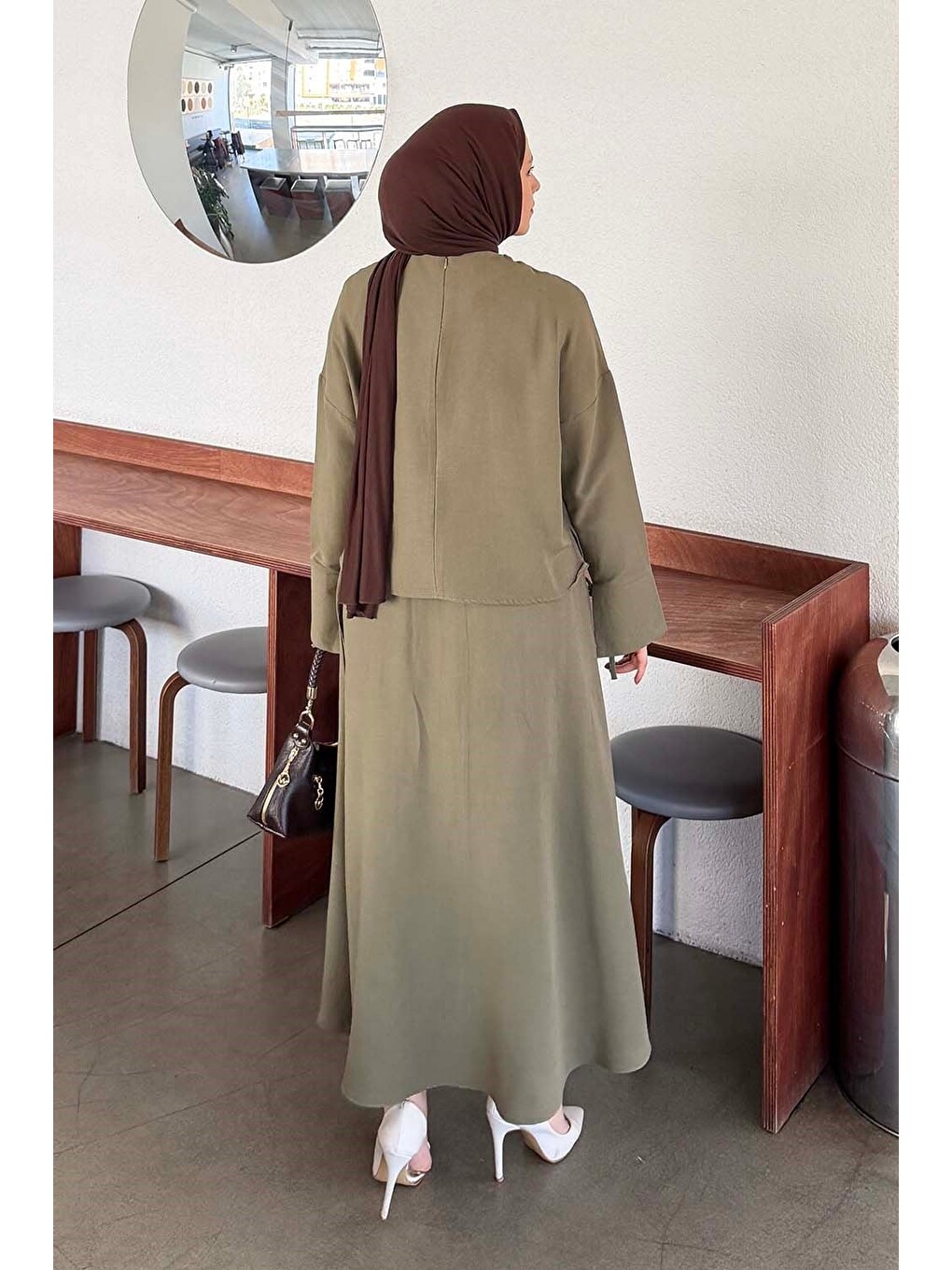 Kol Biye Detaylı Takım Haki-3