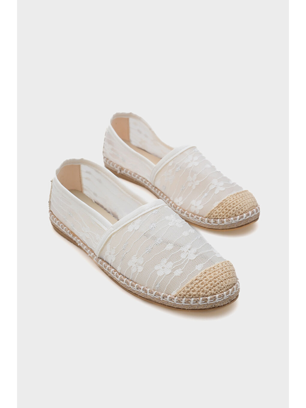 Gri Pasarella Kadın Espadril-1