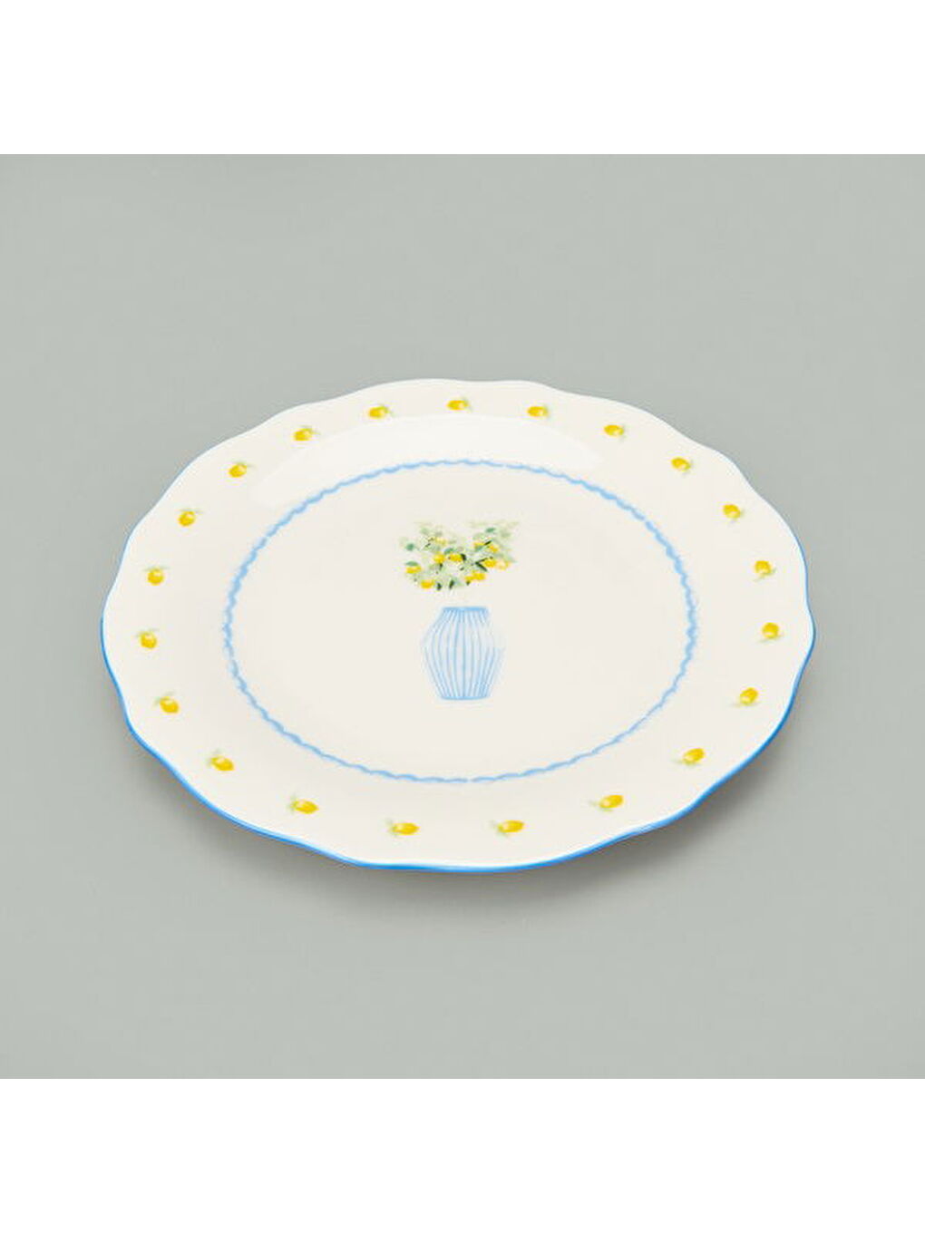 Karışık Kitchen Limecello Porselen Pasta Tabağı - Renkli - 20 cm