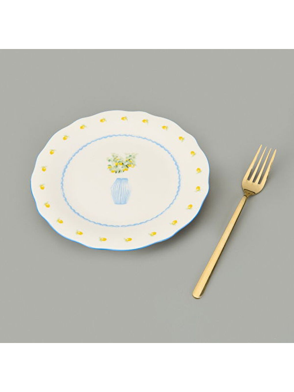 Karışık Kitchen Limecello Porselen Pasta Tabağı - Renkli - 20 cm-2