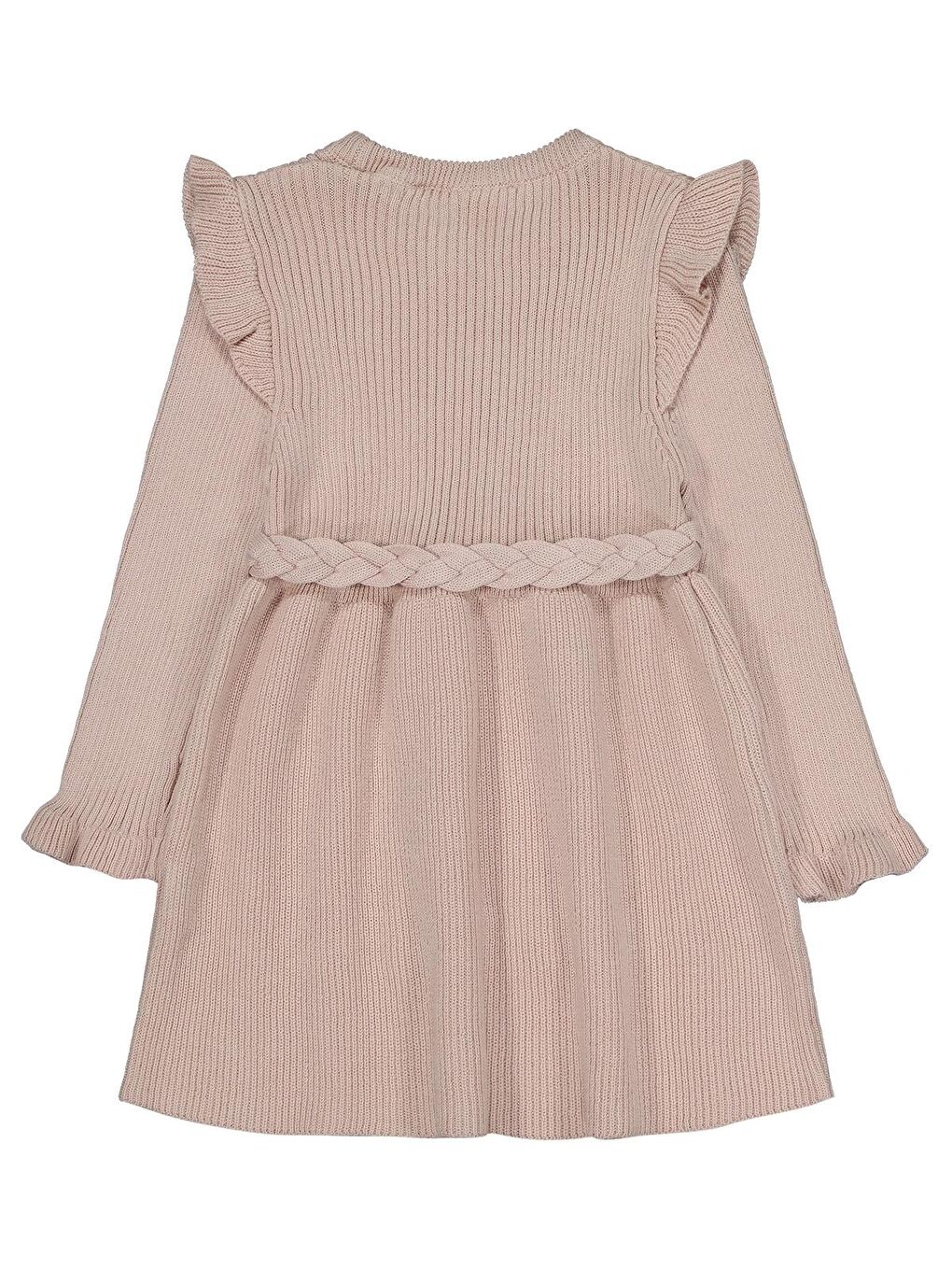 Pembe Beybek Triko 12-36 Ay Elbise - Pudra 18-24 Ay-1