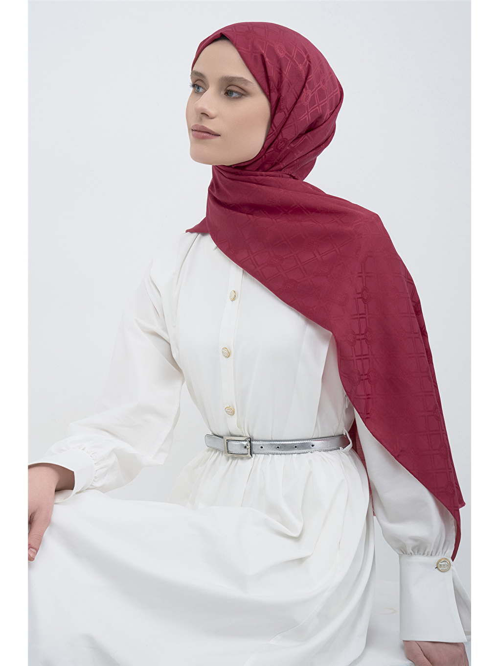 Fuşya Elegance P3000 Şal 32