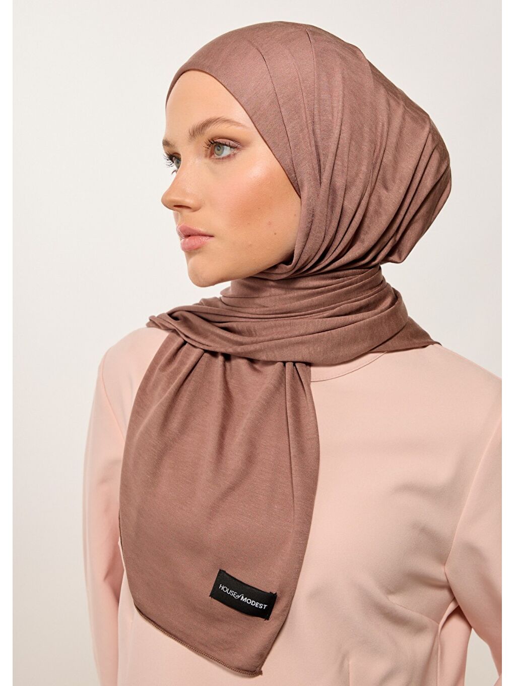 Kahverengi Tesettür Şal - Kahve-1