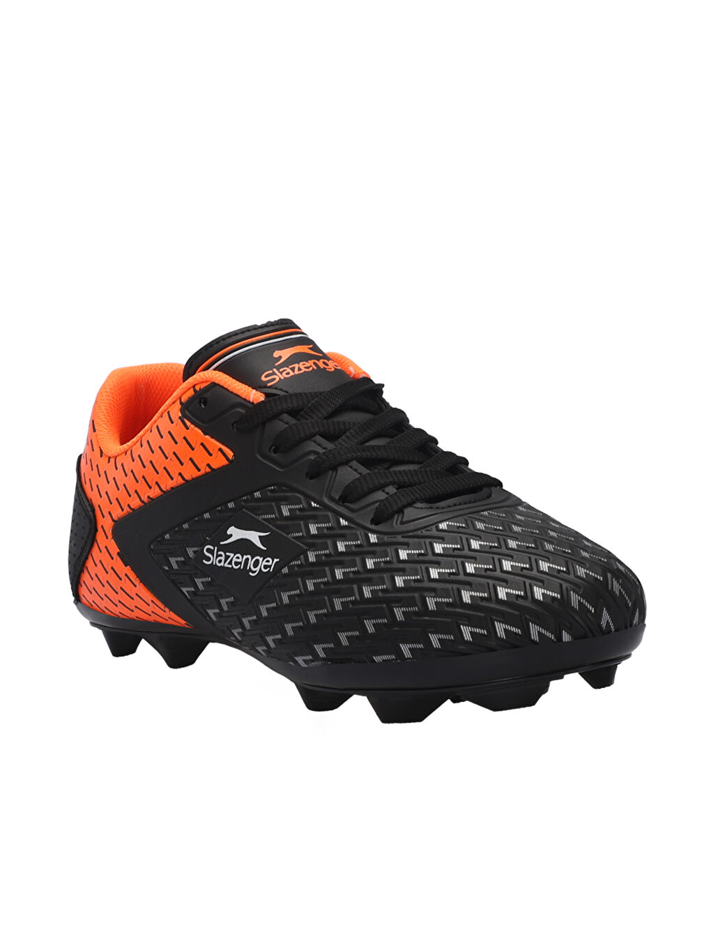 SLAZENGER CYCLE I Unisex Çocuk Futbol Ayakkabı Siyah / Turuncu - 3