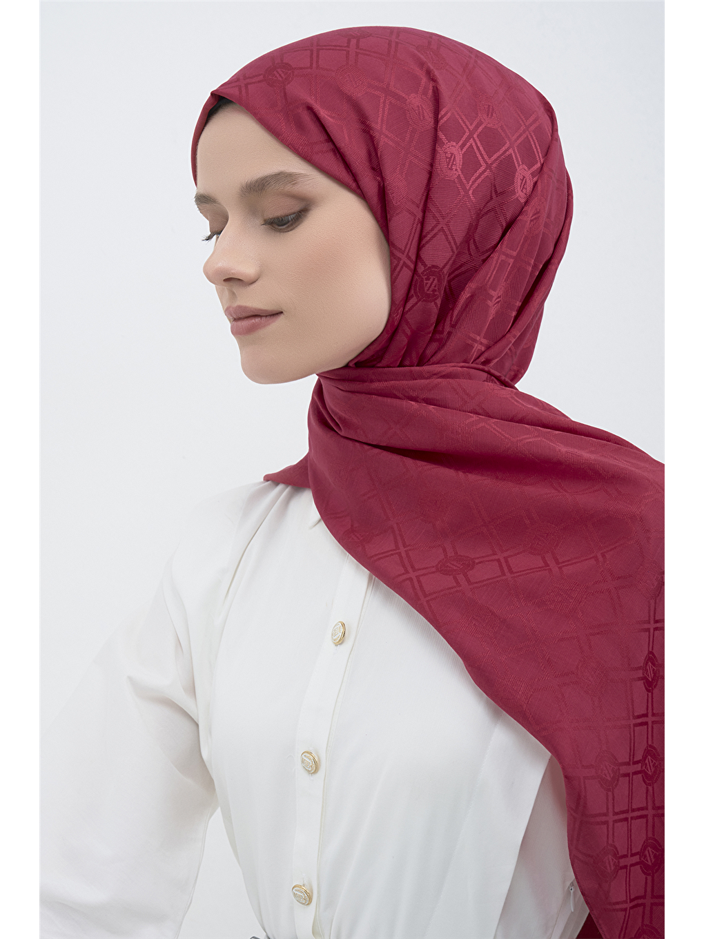 Fuşya Elegance P3000 Şal 32-3