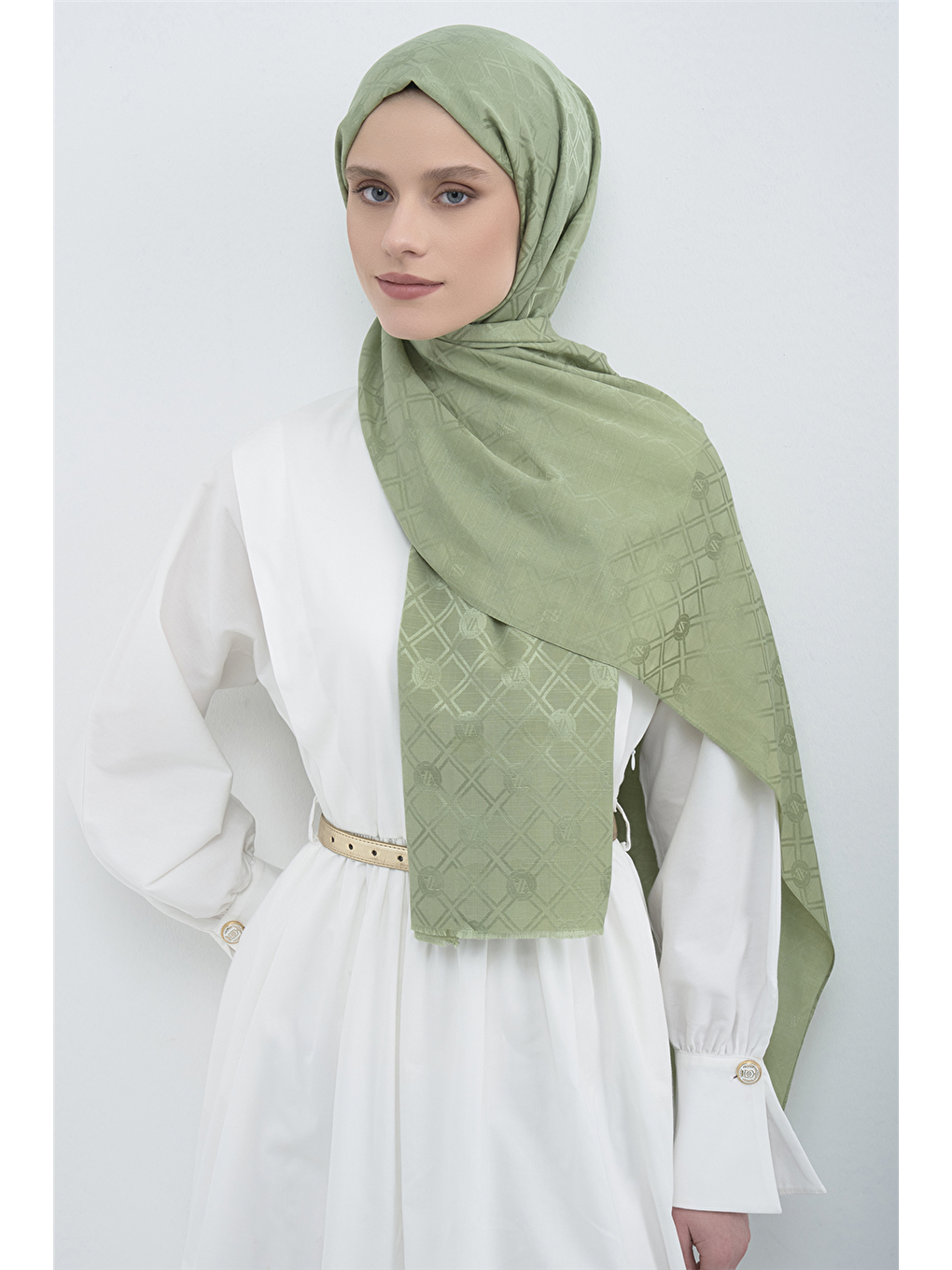 Yeşil Elegance P3000 Şal 48