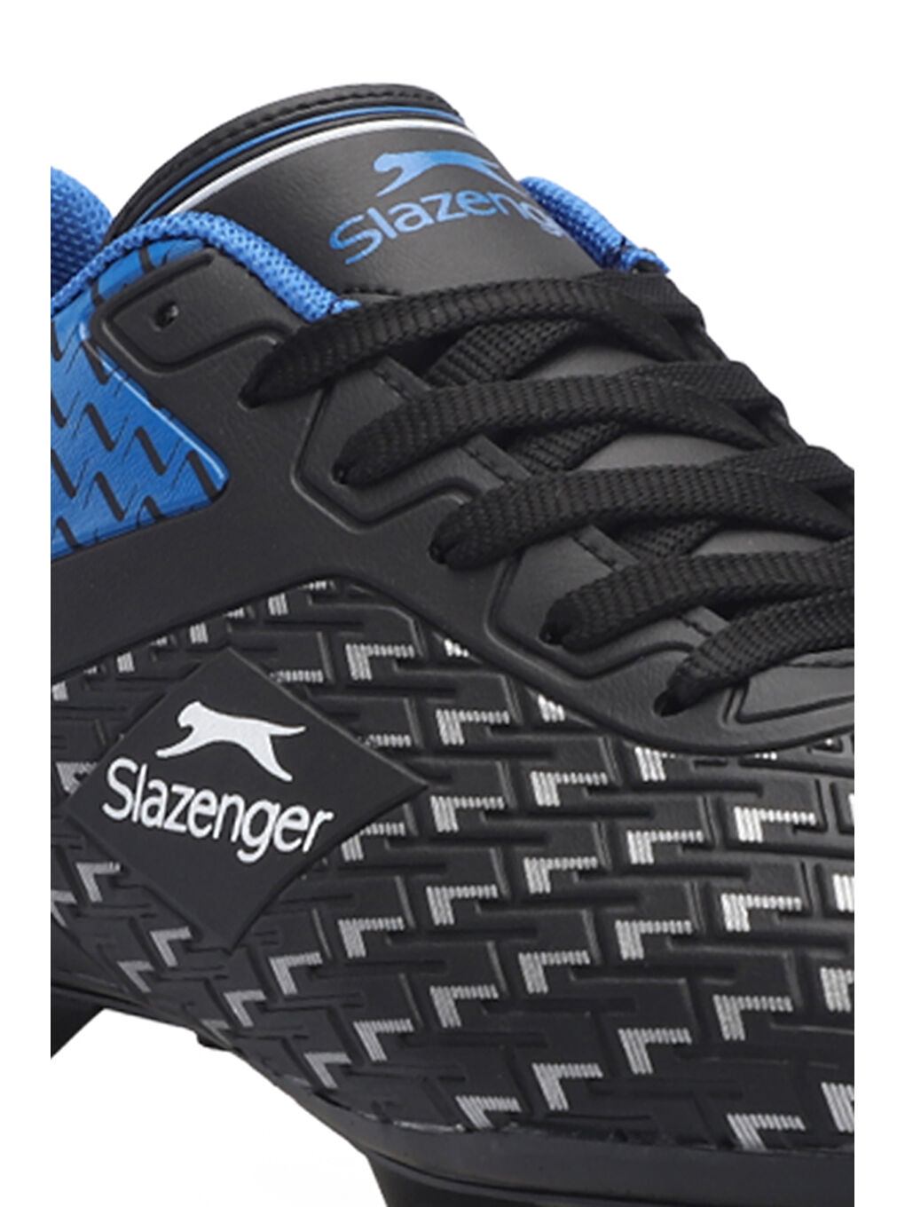 SLAZENGER CYCLE I Erkek Futbol Ayakkabı Siyah / Mavi - 3