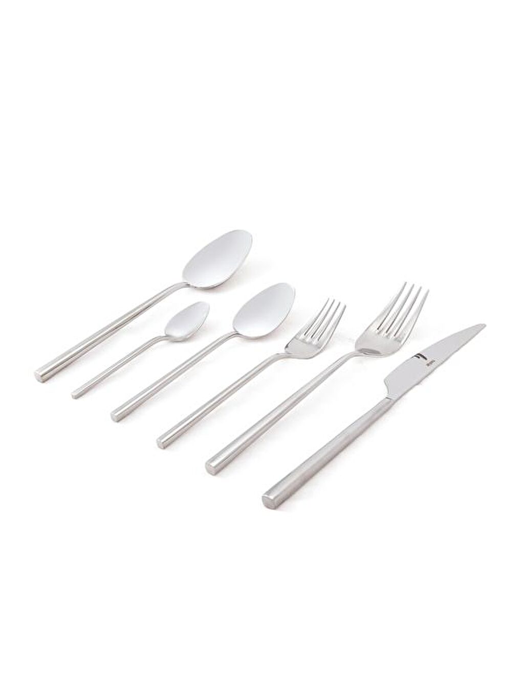 Gloria Sade 36 Parça Çatal Kaşık Bıçak Seti - Gri-1