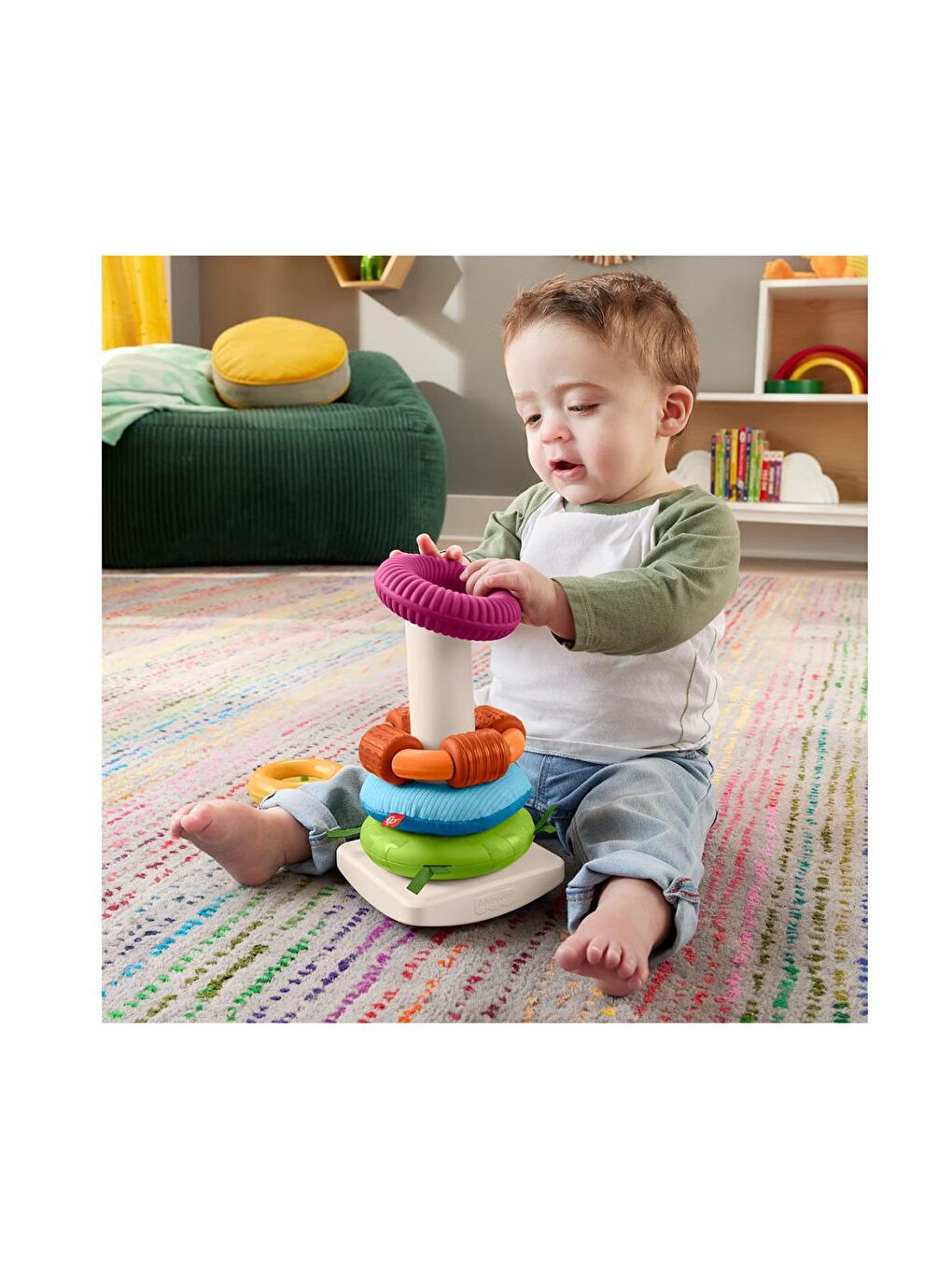 FISHER PRICE Karışık Fisher-Price Duyusal Gelişim Halkaları