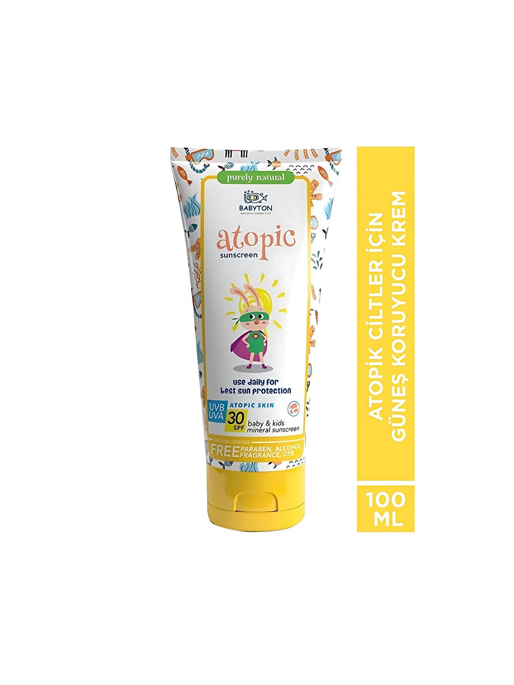 Atopik Ciltler İçin Güneş Koruyucu Krem 100ml-1