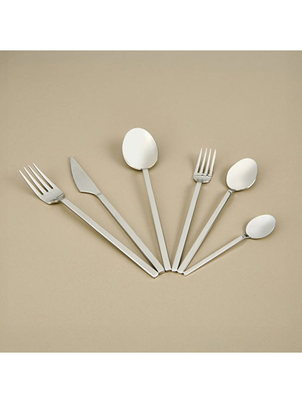 Gri Diamond 72 Parça Çatal Kaşık Bıçak Seti - Inox-2